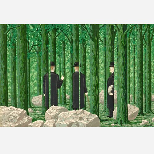  Rene Magritte "Ma Mere l'Oye" (1968 Color Lithograph)