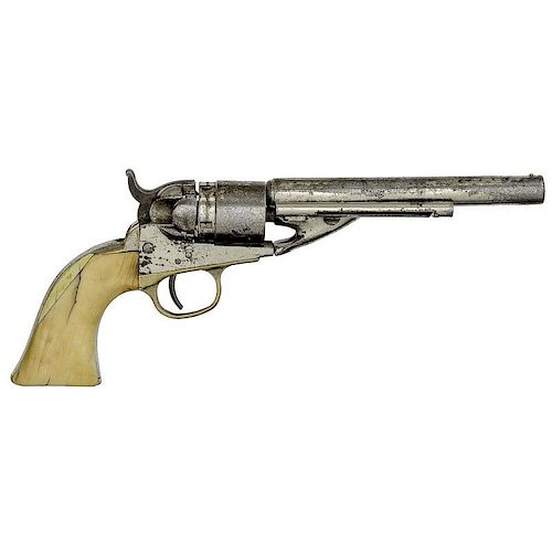 Colt Pocket Navy Conversion Revolver, Engraved "Deadwood Dick"