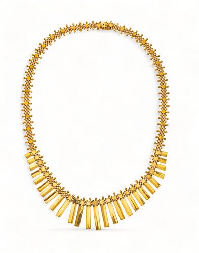 18k Gold Necklace L 14" 27g