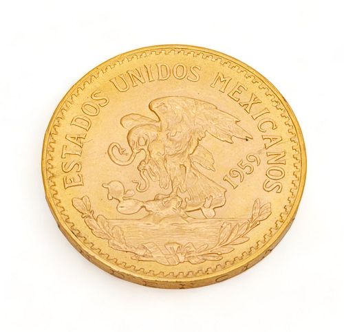 Mexican Veinte (10) Pesos Coin  1959, 15g