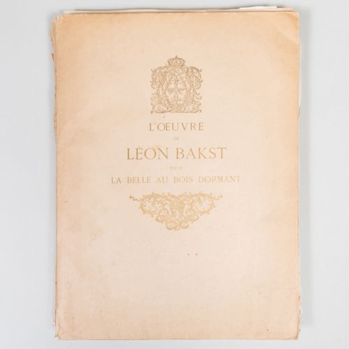 L'Oeuvre Leon Bakst pour la Belle au Bois Dormant, M. de Brunoff, Editor, 1922