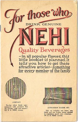 1930s Nehi Beverages Premium Coupon Catalog