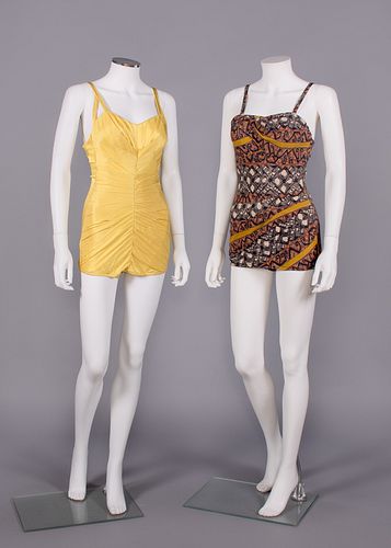 TWO ROSE MARIE REID SWIMSUITS, USA, 1950s