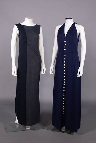 BEENE & LANVIN KNIT DRESSES, USA & PARIS, FALL 1998 & 1980s