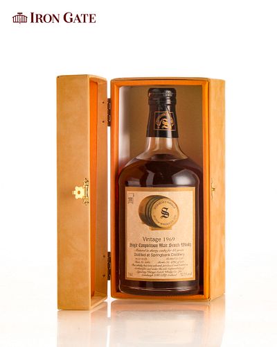 1969 Signatory Vintage Springbank Single Campbeltown Malt Scotch Whisky Aged 28 Years - 700ml- 1 bottle(s)