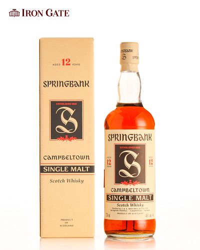 Springbank Campbeltown 12 Year Single Malt Scotch Whisky - 750ml- 1 bottle(s)
