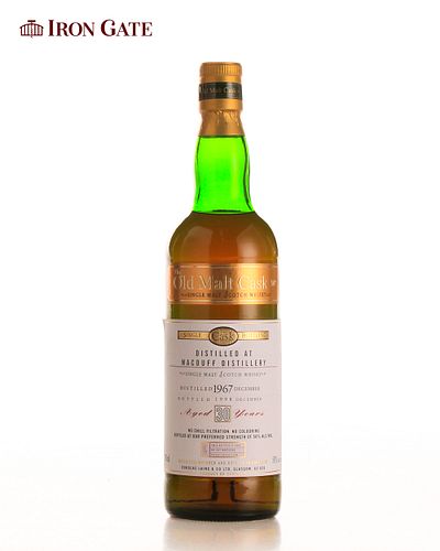 1967 Old Malt Cask Macduff Single Malt Scotch Whisky Aged 30 Years - 700ml- 1 bottle(s)