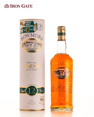 Bowmore 12 Year Islay Single Malt Scotch Whisky - 750ml- 1 bottle(s)