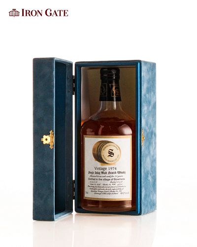 1974 Signatory Vintage Bowmore Single Islay Malt Scotch Whisky Aged 24 years - 700ml- 1 bottle(s)