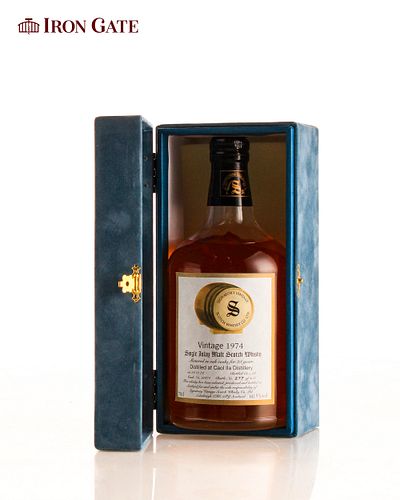 1974 Signatory Vintage Caol Ila Single Islay Malt Scotch Whisky Aged 23 Years - 700ml- 1 bottle(s)