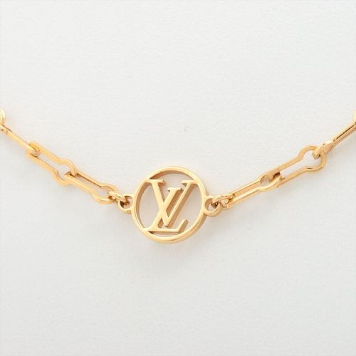 LOUIS VUITTON COLLIER FOREVER YOUNG GOLD PLATED NECKLACE