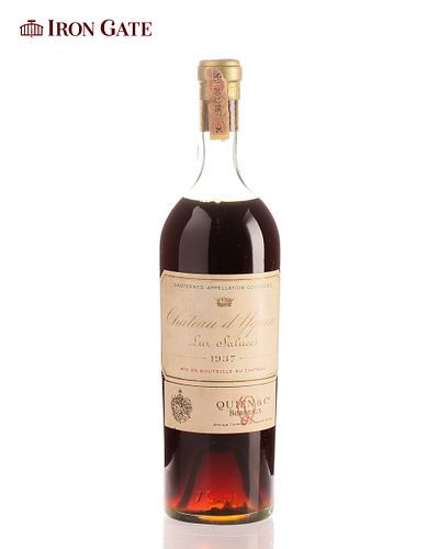 1937 Chateau d'Yquem Sauternes Premier Cru Superieur - 750ml - 1 bottle(s)