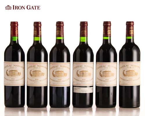 Vertical Chateau Margaux 1995-2000 - 750ml - 6 bottle(s)