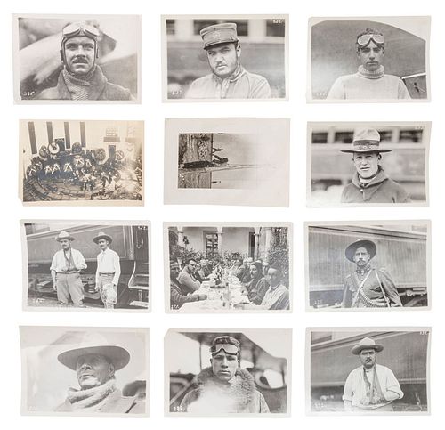 Colección de Fotografías de Personajes que Intervinieron en la Batalla de Ocotlán, durante la Rebelión Delahuertista... 12 reprografías