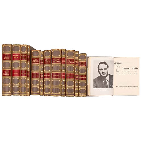 Colección de Obras de y Sobre Thomas Wolfe. New York: Varias Editoriales: 1929 - 1957. Primeras ediciones. Piezas: 13.