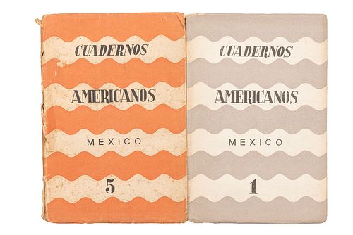 Silva Herzog, Jesús. Cuadernos Americanos. México,1949-1950. 1era edición de los 1eros capitulos del Laberinto de la Soledad. Piezas: 2