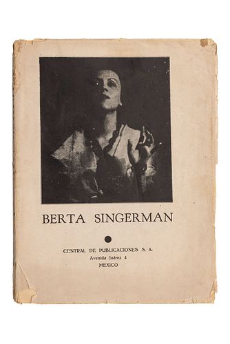 Berta Singerman Vista Por. México: Editorial Fábula, por Miguel N. Lira y Fidel Guerrero, 1933. Primera edición.