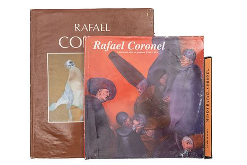 Obras Firmadas por Rafael Coronel. México, 1990, 1993, 1999. Piezas: 3.