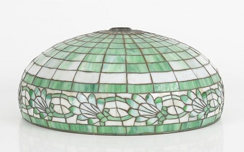 An Early 20th Century Leaded Glass Shade 