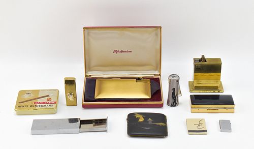 COLLECTION OF LIGHTER AND CIGARETTE CASES