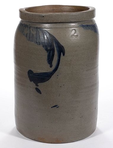PARR FAMILY ATTRIBUTED, RICHMOND, VIRGINIA DECORATED STONEWARE JAR
