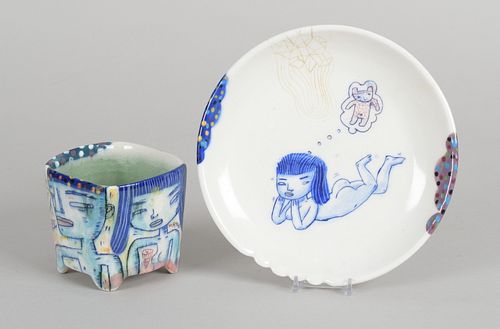 Kevin Snipes ( b. 1963) Pottery
