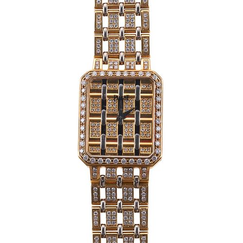 Piaget Protocole Diamond 18k Gold Quartz Watch 
