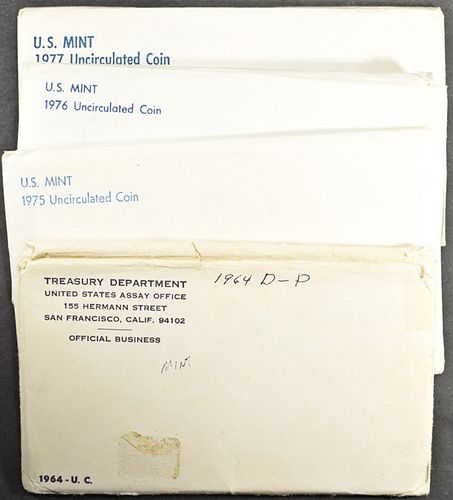 1964, 1975-1977 US MINT SETS