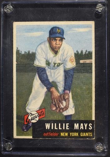 1953 TOPPS WILLIE MAYS CARD