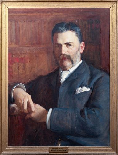  PORTRAIT OF FRANCIS MUIR OIL PAINTING
