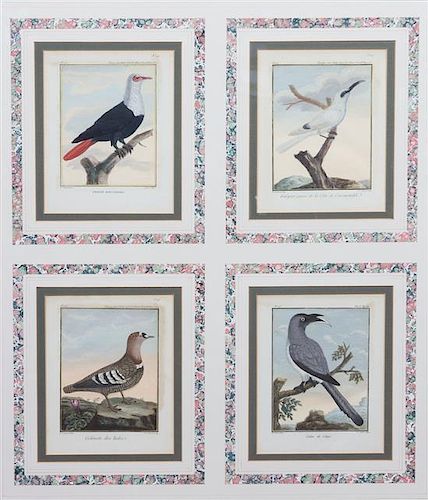 A Collection of Twelve Hand-Colored Ornithological Prints Height of each plate 9 1/2 x width 7 1/4 inches.