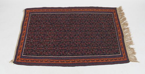 Senneh Flat Weave Rug, West Persia, 5ft 2in x 3ft 6in