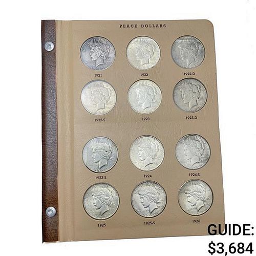 1921-1935 Peace Silver Dollar Book (24 Coins)   