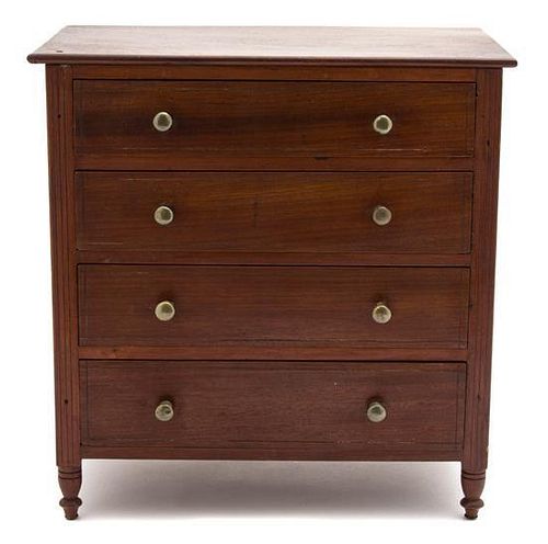A Salesman Sample Chest of Drawers Height 10 inches.