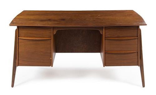 Moreddi, SWEDEN, 1960s, a rosewood desk