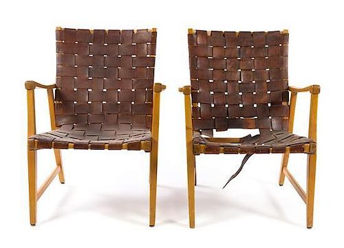 * Elias Svedberg (Swedish, 1913-1987), NORDISKA KOMPANIET, a pair of armchairs