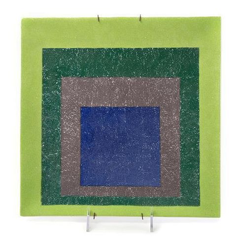 Josef Albers, (American/German, 1888-1976), Study for Homage to a Square, together with the original box