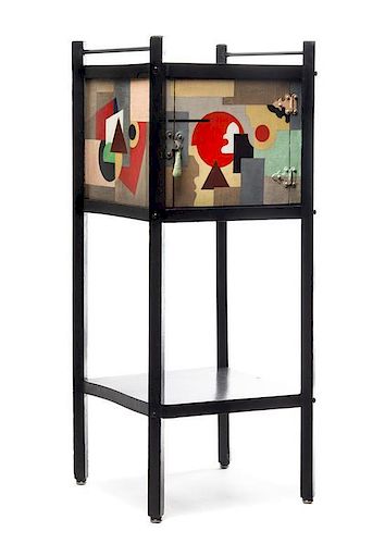 Paul Kelpe, (German/American, 1902-1985), a unique pipe cabinet, c. 1934