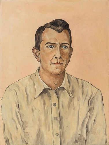 Paul Kelpe, (German/American, 1902-1985), Self Portrait, c. 1930