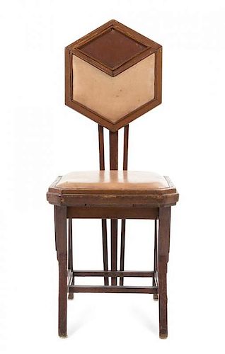 Frank Lloyd Wright, (American, 1867-1959), Peacock chair from the Imperial Hotel, Tokyo, Japan, c. 1921