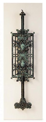 * Louis Sullivan, c. 1899-1904, a balustrade panel from the Carsen, Pirie, Scott and Company Department Store, Chicago, IL