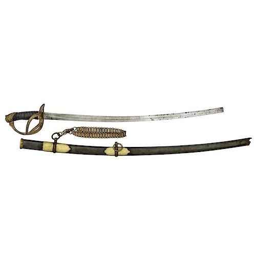 Cavalry Officer's Sword Identified to Major George Fuller