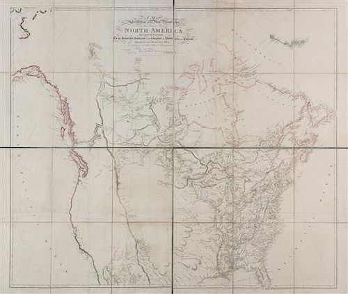 (MAP) ARROWSMITH, AARON.  Map Exhibiting all the New Discoveries in the Interior Parts of North America .....London, 1811.  F