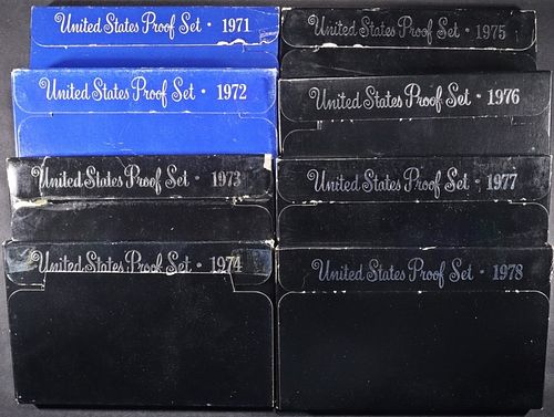 1971-1978 US PROOF SETS