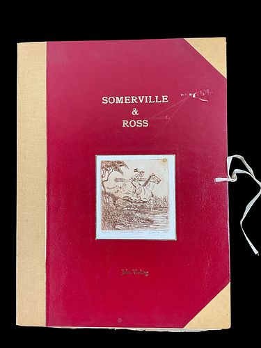 Portfolio of 10 Etchings, Somerville & Ross, By John Verling, 1984, Signed and Numbered, 70 of 100