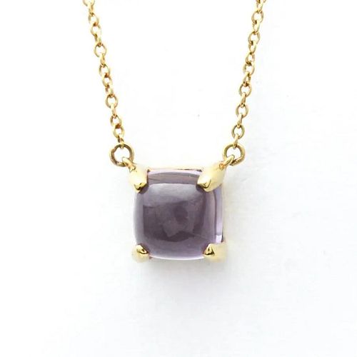 TIFFANY & CO. 18K YELLOW GOLD AMETHYST NECKLACE