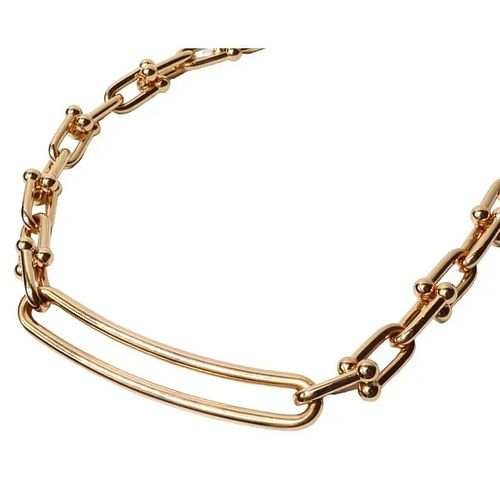TIFFANY & CO. HARDWARE LINK 18K YELLOW GOLD NECKLACE
