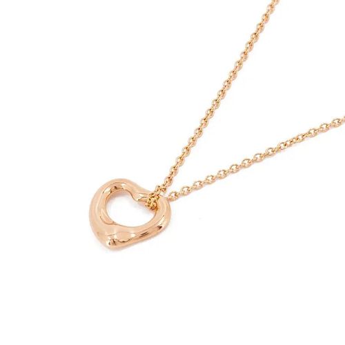 TIFFANY & CO. OPEN HEART 18K ROSE GOLD NECKLACE