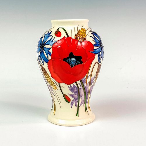 Moorcroft Pottery Paix Poppy Vase