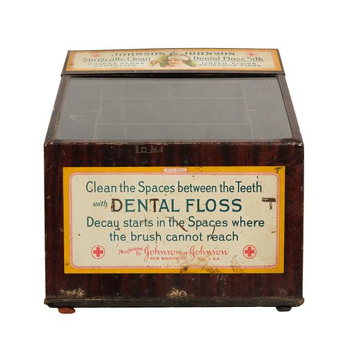 Johnson & Johnson Dental Floss Display Case